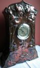 Arts & Crafts Hammered Copper Mantle Clock C 1910 Arts & Crafts Movement photo 1