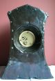 Arts & Crafts Hammered Copper Mantle Clock C 1910 Arts & Crafts Movement photo 2
