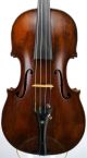 Very Old Antique German Violin C.  1800 - Very Good,  Very Dark Tone String photo 2