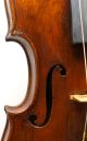 Very Old Antique German Violin C.  1800 - Very Good,  Very Dark Tone String photo 8