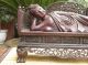 Chinese Old Rosewood Wood Carved Sleep Buddha Quan Kwan Yin Statue Sculpture V36 Kwan-yin photo 3