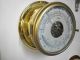 Vintages Schatz Ships Clock Royal Mariner Barometer Working Clocks photo 1