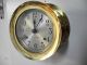 Vintage Seth Thomas Marine Brass Ships Bell Clock Strong Running Clock Clocks photo 3