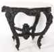 Heavily Carved Walnut Rococo Marble Top Parlor Table 1800-1899 photo 3