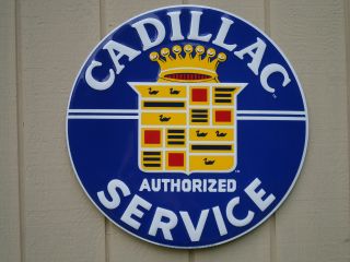 Our Largest Authorized Cadillac Service Sign /// 1 Quality Made In The Usa photo