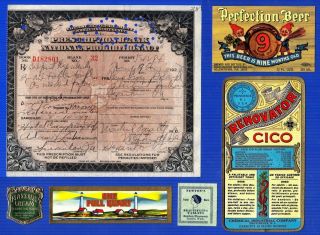 Aug 9 - 10 1927 Mrs Bland Prohibition Rye Whiskey Prescription Hotel Casey History photo