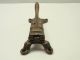 Antique Old Cast Iron Metal Apothecary Cork Press Tool Pharmacy Bottle Corker Other photo 1