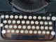 Vintage Royal Portable Typewriter Gloss Black White Glass Keys With Case Typewriters photo 9