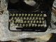 Vintage Royal Portable Typewriter Gloss Black White Glass Keys With Case Typewriters photo 6