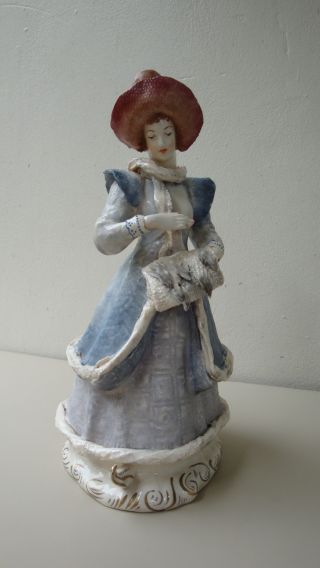 Large Cordey Lady Figurine 5063 Dresden Lace - Rare 14 
