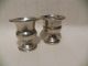 Vintage Pair Sterling Silver Tooth Pick Holders Other photo 2
