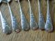 Heavy Quality Antique Cased Set Of Six Solid Silver Hm Spoons/tongs 127.  5g - 1907 Other photo 3