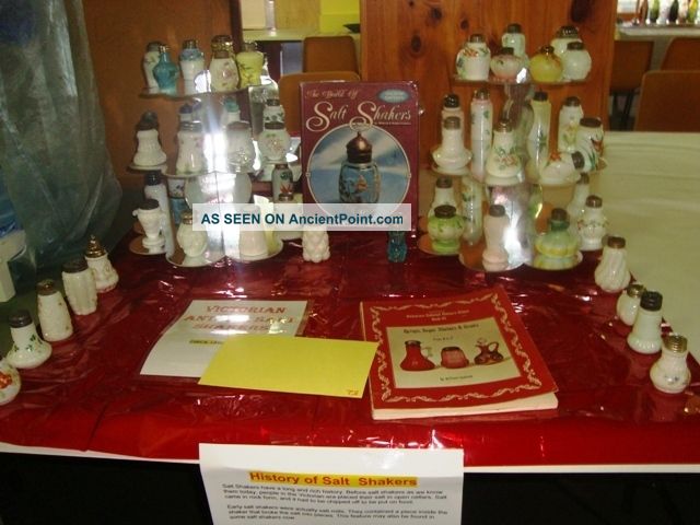 Salt Shaker Victorian Collection 55pc Inc Books And Spare Lids All Pre 1920s Cups & Saucers photo