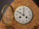 A Fantastically Marble & Bronze French Art Deco Clock Ca.  1895 - 1900 Clocks photo 2
