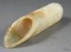 Old Chinese Hetian Jade Hand - Carved Tea Spoon,  Fine Carving,  No.  A487 Other photo 2