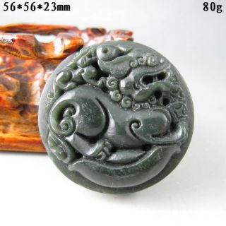 100% Natural Hetian Jade Hand - Carved Statues Nr photo