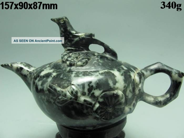 100% Natural Dushan Jade Teapots & Lid Nr Teapots photo