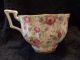 Stoke - On - Trent Salisbury Bone China Chintz Teacup & Saucer Pink Roses Cups & Saucers photo 4