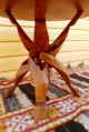 Heavy Old Hand Carved Solid Wood Table From New Guinea Tables photo 2