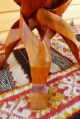 Heavy Old Hand Carved Solid Wood Table From New Guinea Tables photo 3