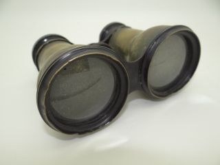 Antique Old Broken Metal Brass Field Lenses Bird Watching Binoculars Military? photo
