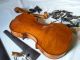 Early 1900 ' S Copy Of Nikolaus Amati Maple Wood Violin Germany Antique Vtg String photo 7