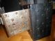 18th/19th Century Collectible Italian Antique Iron Safe Strong Box W/key Safes & Still Banks photo 11