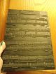 Vintage Block Printing Plate - St Louis Institute - Jules Massenet - 