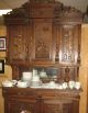 Large Antique Oak English Sideboard/buffet/server Other photo 9