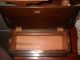 Antique Primitive Wood Sewing Box Divided Compartment Tray Money Jewelry Baskets & Boxes photo 2