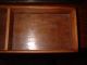 Antique Primitive Wood Sewing Box Divided Compartment Tray Money Jewelry Baskets & Boxes photo 4