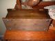 Antique Primitive Wood Sewing Box Divided Compartment Tray Money Jewelry Baskets & Boxes photo 6