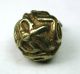 Antique Brass Chinese Robe Button With Hand Hammered Design Buttons photo 1