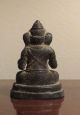 Antique Bronze Statue Of Khmer Sitting Ganesh From Cambodia Other photo 1