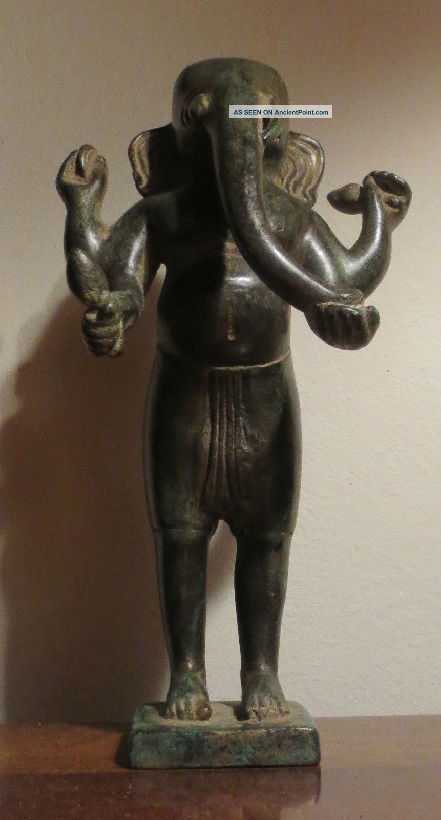 Bronze Statue Of Khmer Standing Ganesh From Cambodia Other photo