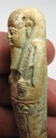 Pc2004uk A Late Period Egyptian Shabti In Faience With Heiroglyphics 123q Egyptian photo 2