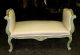 Chic French Country Painted Louis Xv Daybed Bench Settee Sofa Post-1950 photo 1