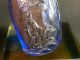 Elder Scenery Carved Chinese Blue Peking Glass Snuff Bottle Snuff Bottles photo 1