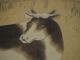 Japanese Hanging Scroll 玉泉 Kakejiku Japan Painting Art Hand Painted Jiku Cow 510 Paintings & Scrolls photo 1