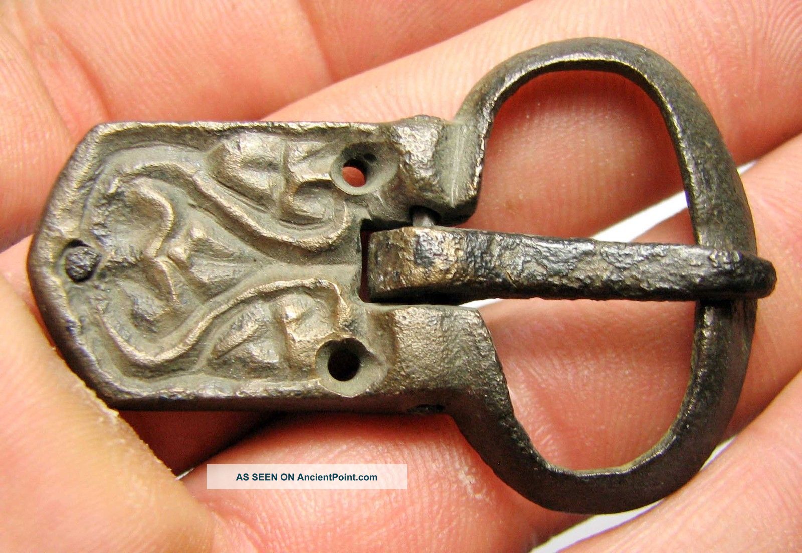 Matncat84 An Avar Culture Bronze Belt / Strap Buckle G190 Roman photo