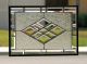 Beveled Diamonds V Large Clear Stained Glass Window Panel With Faceted Bevels 1940-Now photo 5