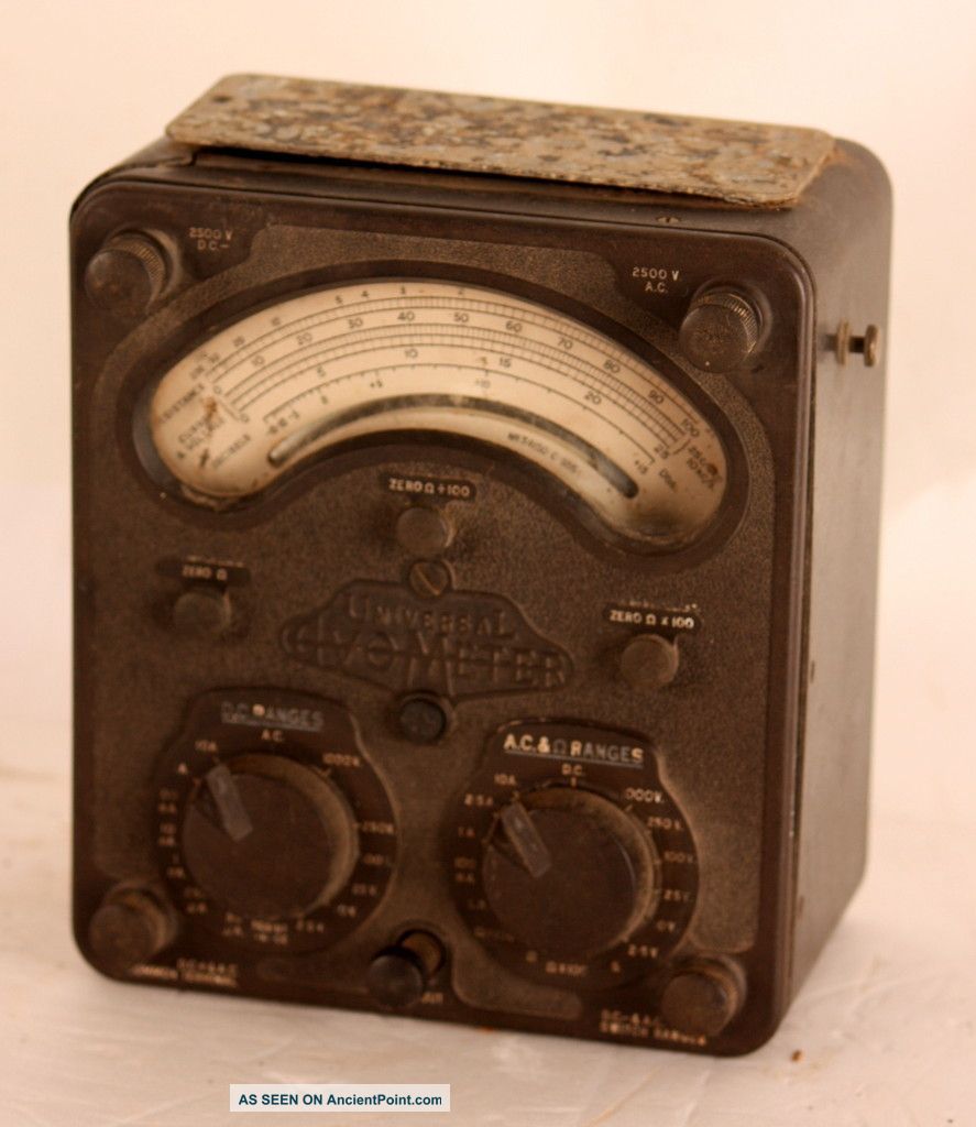 Avometer Universal Model 8 Voltage Meter Vintage Antique Bakelite England Dc Ac Other photo