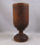 Antique Small Primitive Maple Turned Mortar And Pestle 19th Century Treen Primitives photo 3