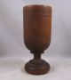 Antique Small Primitive Maple Turned Mortar And Pestle 19th Century Treen Primitives photo 4