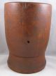 Antique Primitive Maple Mortar And Pestle With Red Paint 19th Primitives photo 2