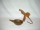 Old 18th - 19th Century Hand Wrought Copper Complete Betty Oil Lamp Pennsylvania?? Primitives photo 9