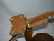 Old 18th - 19th Century Hand Wrought Copper Complete Betty Oil Lamp Pennsylvania?? Primitives photo 4