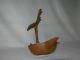 Old 18th - 19th Century Hand Wrought Copper Complete Betty Oil Lamp Pennsylvania?? Primitives photo 6