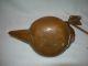 Old 18th - 19th Century Hand Wrought Copper Complete Betty Oil Lamp Pennsylvania?? Primitives photo 7