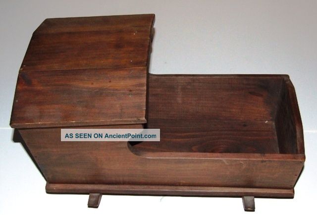 vintage wooden rocking cradle